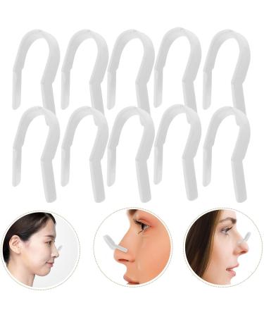 10 Pi ces Clips de Correction Nez Plastique U-forme Support Redresseur et Rehausseur Pont Nasal Accessoires de Beaut pour Remodelage et Raffinement Du Nez - Buy Online on GoSupps.com