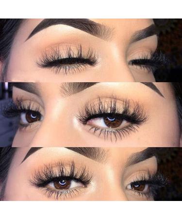 8 Pairs 25mm Thick Waterproof Reusable Fake Eyelashes - Perfect for Eye Makeup | Shop Now! - Buy Online on GoSupps.com