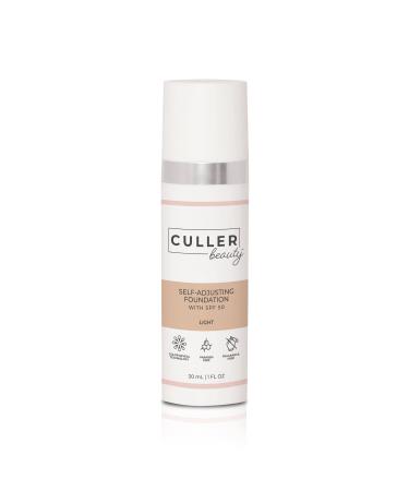 CULLER BEAUTY Self Adjusting Foundation with SPF 50 - Instant match for all your shade needs (Light)