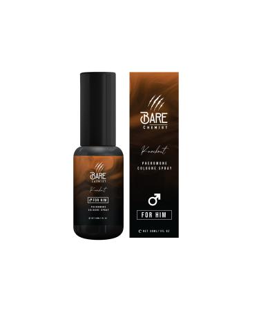 Knockout Pheromone Cologne for Him - Attraction Formula Pheromone Cologne for Men 1oz. - Wood Citrus Spice