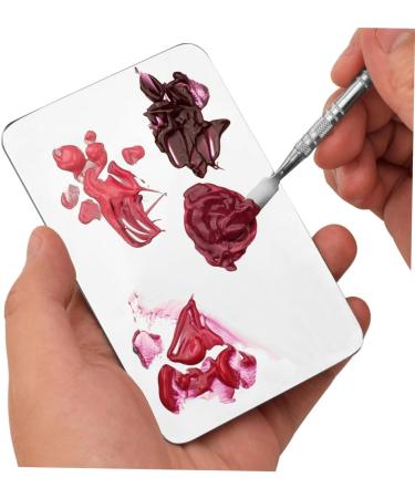 LIFKOME Palette de Maquillage Inox et Spatule pour Fond de Teint et Fards Paupi res Outil de M lange Cosm tique Solide pour Maquilleurs Professionnels et Amateurs de Nail Art - Buy Online on GoSupps.com