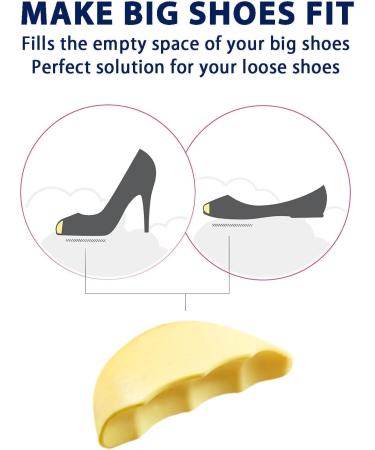 Shoe Filler Inserts for Loose Shoes | Size Reducer for Men & Women | Make Shoes Fit Tighter - Beige One Size - Buy Online on GoSupps.com