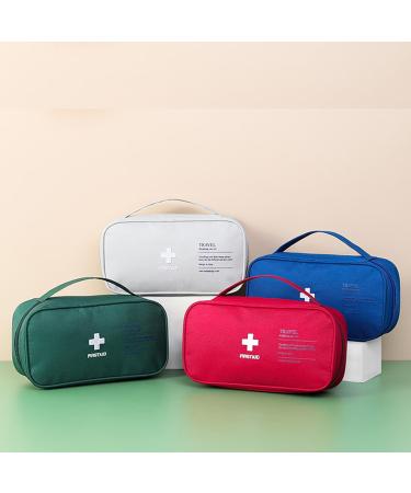 Buy Pill Manager Travel Bag Case - Large Navy Blue Organizer for Vitamins & Medications | Portable Weekly Storage for Kids & Adults - Buy Online on GoSupps.com