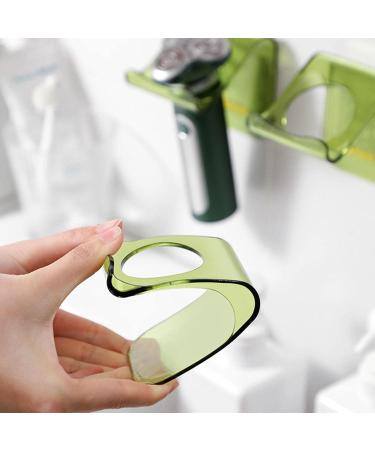 Light Luxury No-Punch Razor Hanger - Self-Adhesive Wall Hook for Shaving Storage - Brown - Buy Online on GoSupps.com