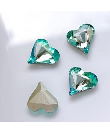 FEIlei 10x/Set Butterfly Nail Rhinestones Square Nail Charms DIY Hearts Nail Art Charms - Buy Online on GoSupps.com