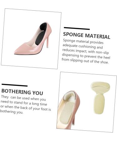 Buy Hemoton 2 Pairs Sponge Heel Inserts | Cushioned Heel Stickers & Protectors for Pain Relief - International Shipping Available - Buy Online on GoSupps.com