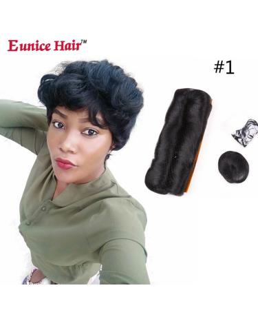 28pcs Set Human Hair Extensions with Closure - 100% Natural Weave (#1) for International Shipping - Buy Online on GoSupps.com