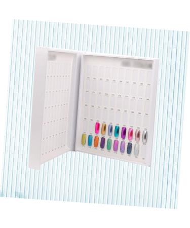  Mikinona Mikinona 1 Piece 120 Color Chart Nail Polish Display Sample False Tips Nail Art Exhibition Table Manicure Nail Supplies - Buy Online on GoSupps.com