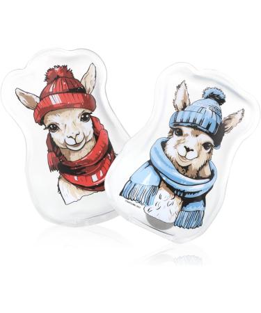 Com-Four Reusable Pocket Warmer - Colorful Lama Hand Warmers for Kids - 4-Pack Heat Pads for Cold Days & On-the-Go - Buy Online on GoSupps.com
