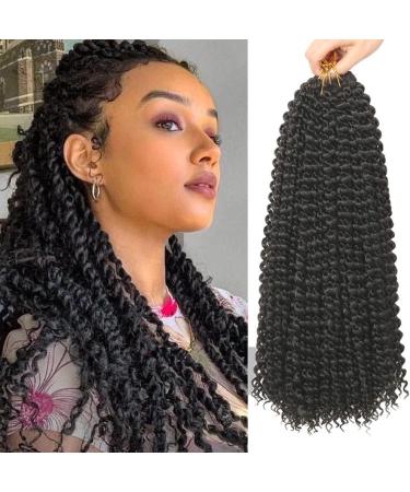 Passion Twist Hair Passion Twist 6 Packs 18 Inch (45.5 cm) Braids/Extensions Faux Locs Crochet Hair Yddm Synthetic Hair Extensions Passion Twist Crochet Braids Hair (2# 6 Packs Economy Pack) 2# 6Packs ECONT PackE