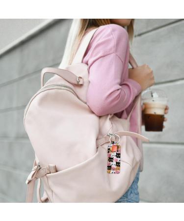 FREEBLOSS Cat Chapstick Holder Keychain - 2Pcs Cartoon Lip Balm Sleeve Pouch for Women - Lightweight Gift - Buy Online on GoSupps.com