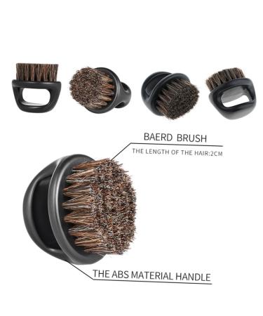 Fomiyes Fade Brush for Men - Soft Bristle Beard & Mustache Brush | Portable Hair Design Tool - Buy Online on GoSupps.com