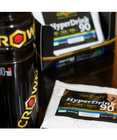  Crown Sport Nutrition Crown Sport Nutrition HyperDrink 90 a drink with 90 grams of carbohydrates per 500 ml and added sodium. With maltodextrin and fructose in a 1:0.8 ratio and sea salt (8 x 93.1 g cans). - Buy Online on GoSupps.com