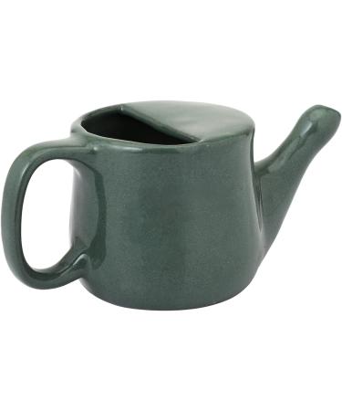 Ceramic Neti Pot Set with 5 Sachets - Dark Gray Color, 250ml - Buy Online on GoSupps.com