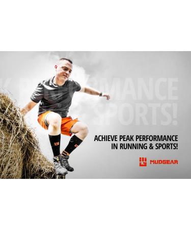 Compression Calf Sleeves for Running & Sports Recovery | Graduated Muscle Support - Large/XL - Black/Gray  - Buy Online on GoSupps.com