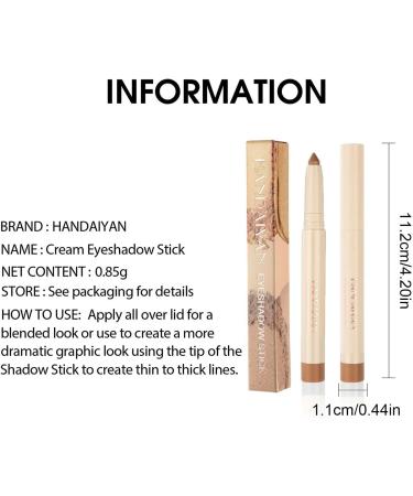 Pencil Eye Shadow - Long Lasting Eyeshadow Stick Colorful Eyeliner Pen Eye Shadow Pencil Eyeliner for Women Professional Colorful 14# - Buy Online on GoSupps.com