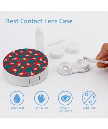 Funny Gorilla Contact Lens Case - Cute Portable Storage Box with Mirror for Travel & Outdoors - Buy Online on GoSupps.com