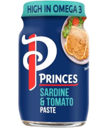 Princes Sandwich Spread Variety Pack - Salmon Tuna and Mayo Sardine and Tomato - (9 x 75g) High Protein and Omega 3 Delicious Fish Pastes for Toast and Sandwiches - Buy Online on GoSupps.com
