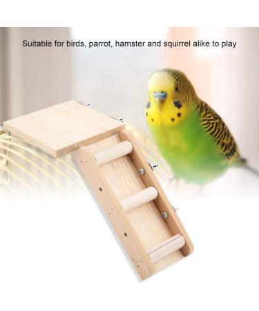 Small Animal Toys: Wooden Schwenkleiter Ladder & Swing Set for Hamsters Parrots & Small Pets - Buy Online on GoSupps.com