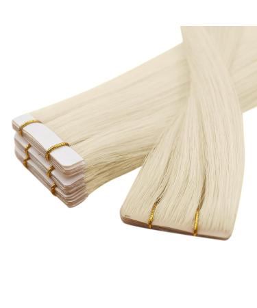 Youngsee 50cm Blonde Real Hair Tape Extensions - Virgin Remy Hair - 5pcs #1000 - Smooth & Seamless - Buy Online on GoSupps.com