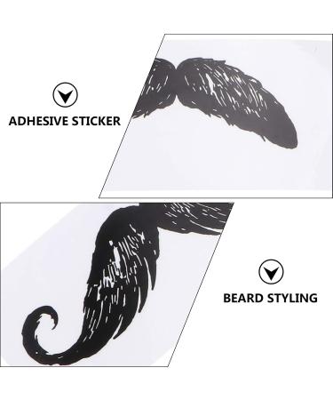 Fomiyes 30-Stick Bart Styling Mustache Stickers for Hair Removal - Painless False Mustache & Nasal Waxing for Men - Buy Online on GoSupps.com