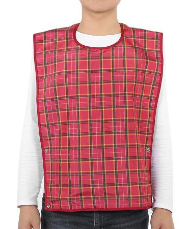 Adult Bib Skin-friendly Double Waterproof Clothes Protector Bib Pratical Soft for Adult Elder - Buy Online on GoSupps.com