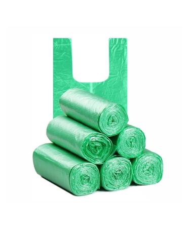 100pcs /5 Rolls Garbage Bag Household Portable Thick Black Disposable Storage Trash Bag (Color : 100pcs-02 Size : 45X 65CM_100PCS-03) 45X 65CM_100PCS-03 100pcs-02