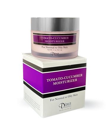 Tomato Cucumber Moisturizer 2 Oz Hydrating Face Moisturizer to Nourish Dry Skin Face Cream to Minimize Wrinkles Tighten Pores & Balance pH Level 2 Ounce (Pack of 1)