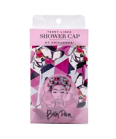 Reusable Nylon Shower Cap - Oversized, Waterproof, Reversible Hair Cap for All Lengths | Socialite Ay Chihuahua - Buy Online on GoSupps.com