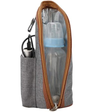 Portable USB Baby Bottle Warmer - Travel Milk Heater Bag with Insulation Thermostat - Buy Online on GoSupps.com