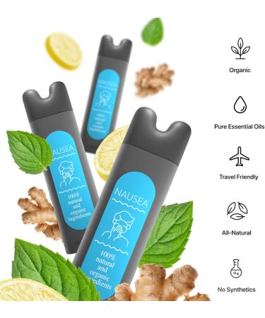 Natranal Anti Nausea Relief Nasal Inhaler | Aromatherapy Stick for Morning Sickness & Motion Sickness (1 Pack) - Buy Online on GoSupps.com