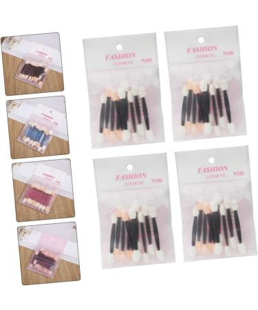 Baluue 40pcs Sponge Stick Sponge Applicator Double Ended Makeup Brush Lip Gloss Applicator Plastic Abs - Buy Online on GoSupps.com