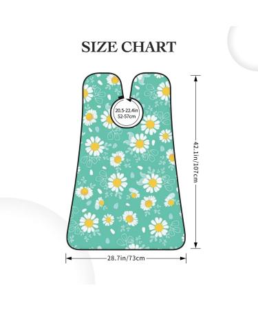 KeuLeN Vintage Daisies Beard Bib Apron for Men - Non-Stick Shaving Gift Black - Buy Online on GoSupps.com