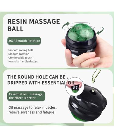 Massage Ball & Fascia Ball - Self-Massage & Trigger Point Therapy for Back & Neck Pain Relief | Acupressure Massager - Buy Online on GoSupps.com