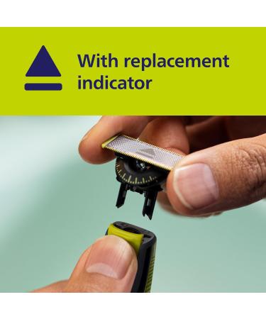 Philips OneBlade Replacement Blade x3 - New, 360 Design for Precision Grooming - Buy Online on GoSupps.com
