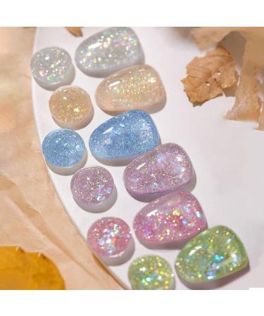 8ml Varnish Lacquer Flash Reflective Sequins Nail Art Gel Nail Polish Gel Broken Diamond Glitter Gel Phototherapy Glue - (Color: 1) - Buy Online on GoSupps.com