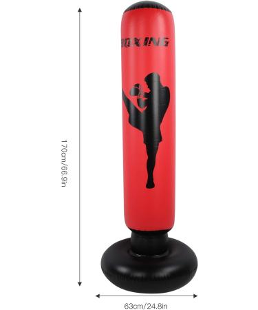 Shop Fast Rebound Black & Red Punching Bag | Kickboxing & Taekwondo Training | Fitness & Stress Relief - Buy Online on GoSupps.com