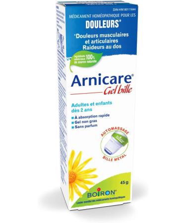 NEW Boiron Arnicare Roll-on Homeopathic medicine for the relief of pain stiffness (tension) in muscles and joints caused by minor traumas physical activity or overexertion. Relieves painful back stiffness. 45 g (Pack of 1) - Buy Online on GoSupps.com