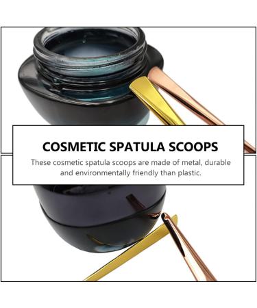 Hemoton 3pcs Mask Tools Makeup Spatula Skincare Spatula Face Tools Mini Cosmetic Spatula Cream Zinc Alloy 7x1.2cm Assorted Color - Buy Online on GoSupps.com