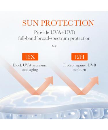 Sunscreen SPF 60+ Aloe Vera Sun Cream Isolation Suncreen Face&Body Sun Protection Sun Cream Against UVA UVB Sun Protects Against Sun Exposure Easy to Apply Waterproof Moisturizing Sun Cream PA+++ - Buy Online on GoSupps.com