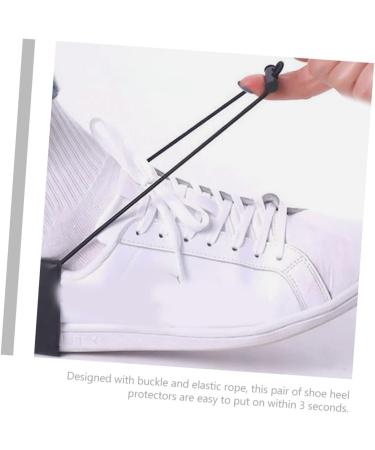 Shop Mobestech Heel Protectors - 2 Pairs Women's & Men's Sneaker Bottom Covers Unique Leather Shoe Guards & Heel Savers for Ultimate Protection - Buy Online on GoSupps.com