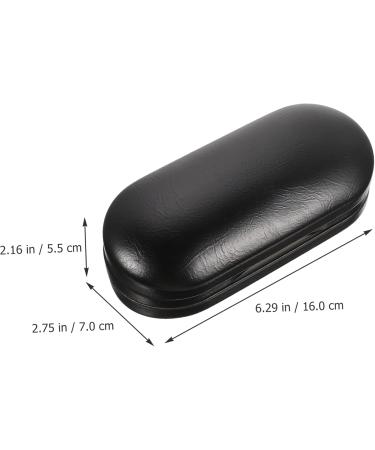 Solustrie Double-Layer Glasses Case - Travel Eyewear Storage for Contact Lenses & Glasses | Large Decorative Lensetui - Buy Online on GoSupps.com