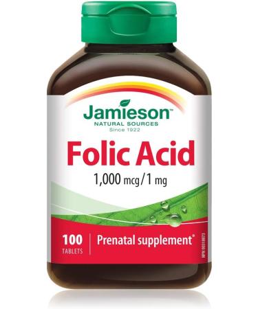 Evening Primrose Oil 500 mg Softgels - With Vitamin E Gluten-Free 180 Count (Pack of 1) & Folic Acid 1000mcg 100's 100 Tablets SUPPLEMENT + VITAMIN B0045P912Y - Buy Online on GoSupps.com