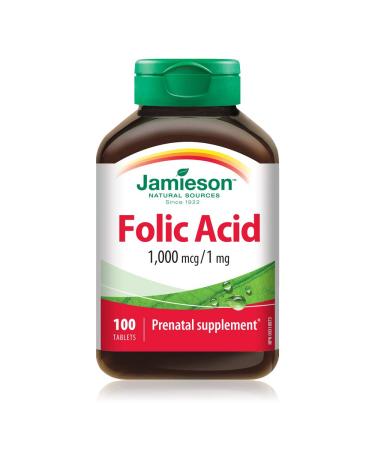 Jamieson Folic Acid 1mg 100 Tables