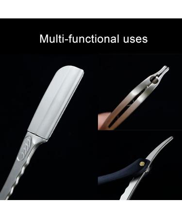 High-Quality Manual Beard Trimmer & Straight Edge Razor with Wooden Handle | Perfect for Barbers & Home Use - Buy Online on GoSupps.com