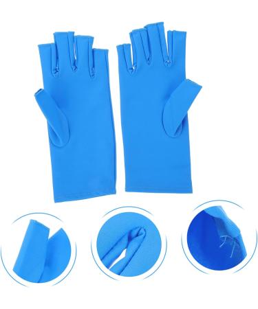 IWOWHERO 1 Pair Nail Gloves Child Nail Lamp Anti-black Elastic Spandex 20X8X0.4CM - Buy Online on GoSupps.com