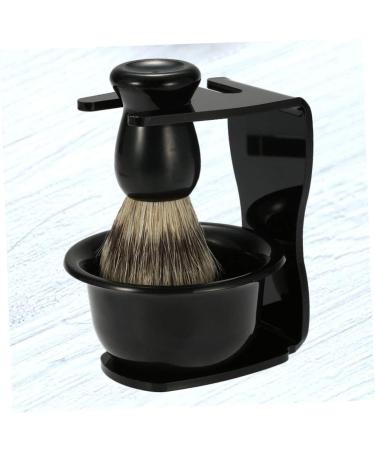 Buy Zerodeko 2pcs Shaving Bowl & Brush Holder Set - Black Shaving Cup & Stand for Bristles Razor - Perfect for Men s Grooming - Buy Online on GoSupps.com