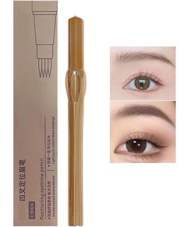  Nbhuiakl Microblading Eyebrow Pencil Microblading Eyebrow Pen - Long-Lasting Sweat-Resistant Eyebrow Pen Brow Liner Eye Brow Makeup Applicator with 4 Fork Tips for Professionals - Buy Online on GoSupps.com