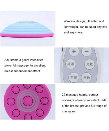 TMXKOOK Wireless Breast Enlargement Massager | USB Rechargeable Vibrating Breast Massage for Enhanced Comfort & Size - Shop Now! - Buy Online on GoSupps.com