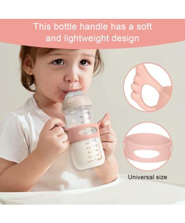 1PC Silicone Baby Bottle Handle - Universal Heat-Resistant Feeding Care for Newborns - Buy Online on GoSupps.com